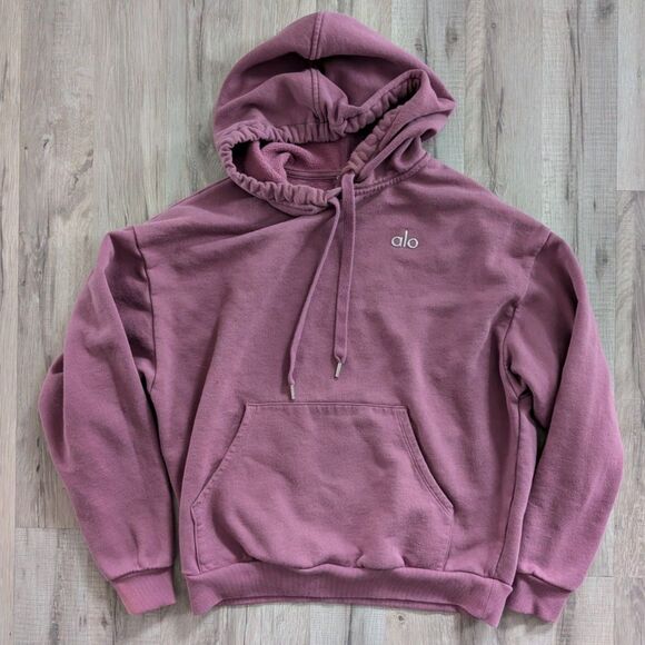 Alo Yoga Accolade Hoodie Soft Mulberry, XS (A8) - Picture 2 of 9
